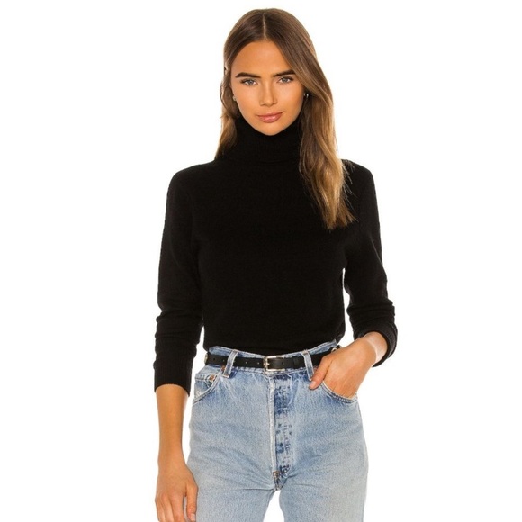 EQUIPMENT Femme Delafine Turtleneck Cashmere Sweater Size Medium - Picture 7 of 8